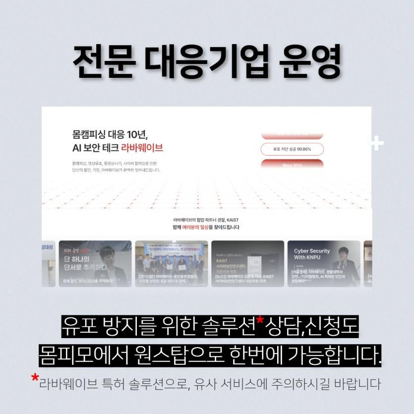 유포 방지 솔루션 &amp; 정밀 모니터링