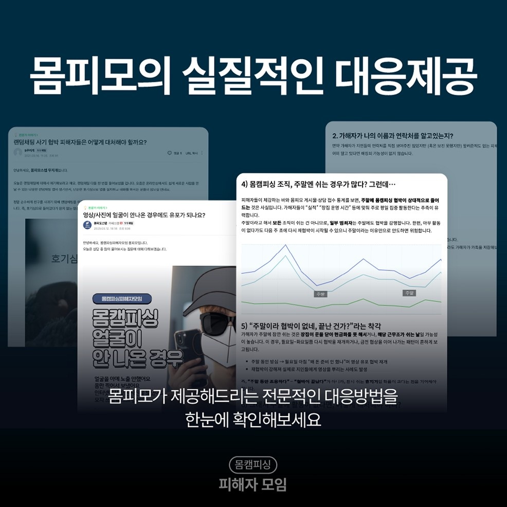 라인동영상유포 - 대화방 삭제 금지와 증거 확보