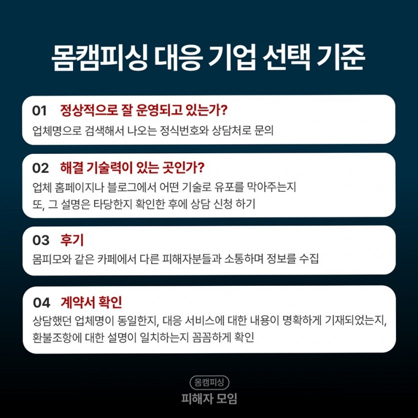 보이스톡 몸캠피싱 송금 후 피해 최소화 절차